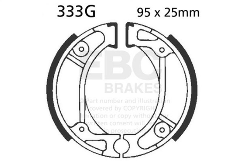 EBC Powersport Brake Shoes