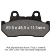 EBC Semi-Sint Vee Brake Pads