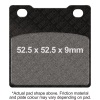 EBC Semi-Sint Vee Brake Pads