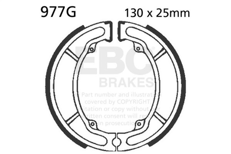 EBC Powersport Brake Shoes