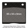 EBC Semi-Sint Vee Brake Pads